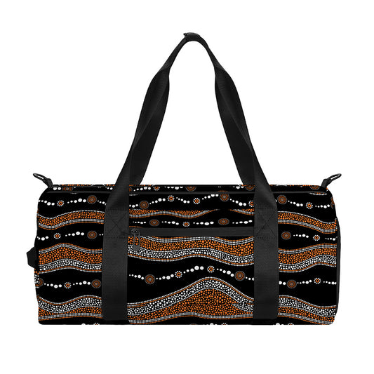 Australian Aboriginal Indigenous Print Gym Bag