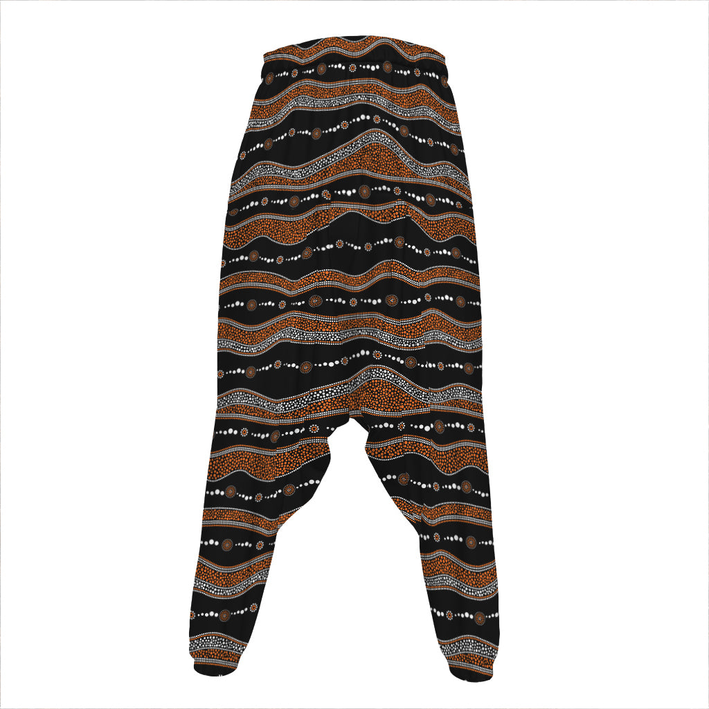 Australian Aboriginal Indigenous Print Hammer Pants