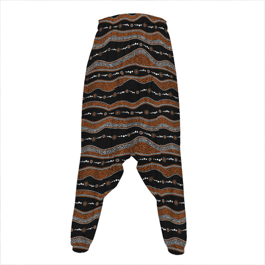 Australian Aboriginal Indigenous Print Hammer Pants