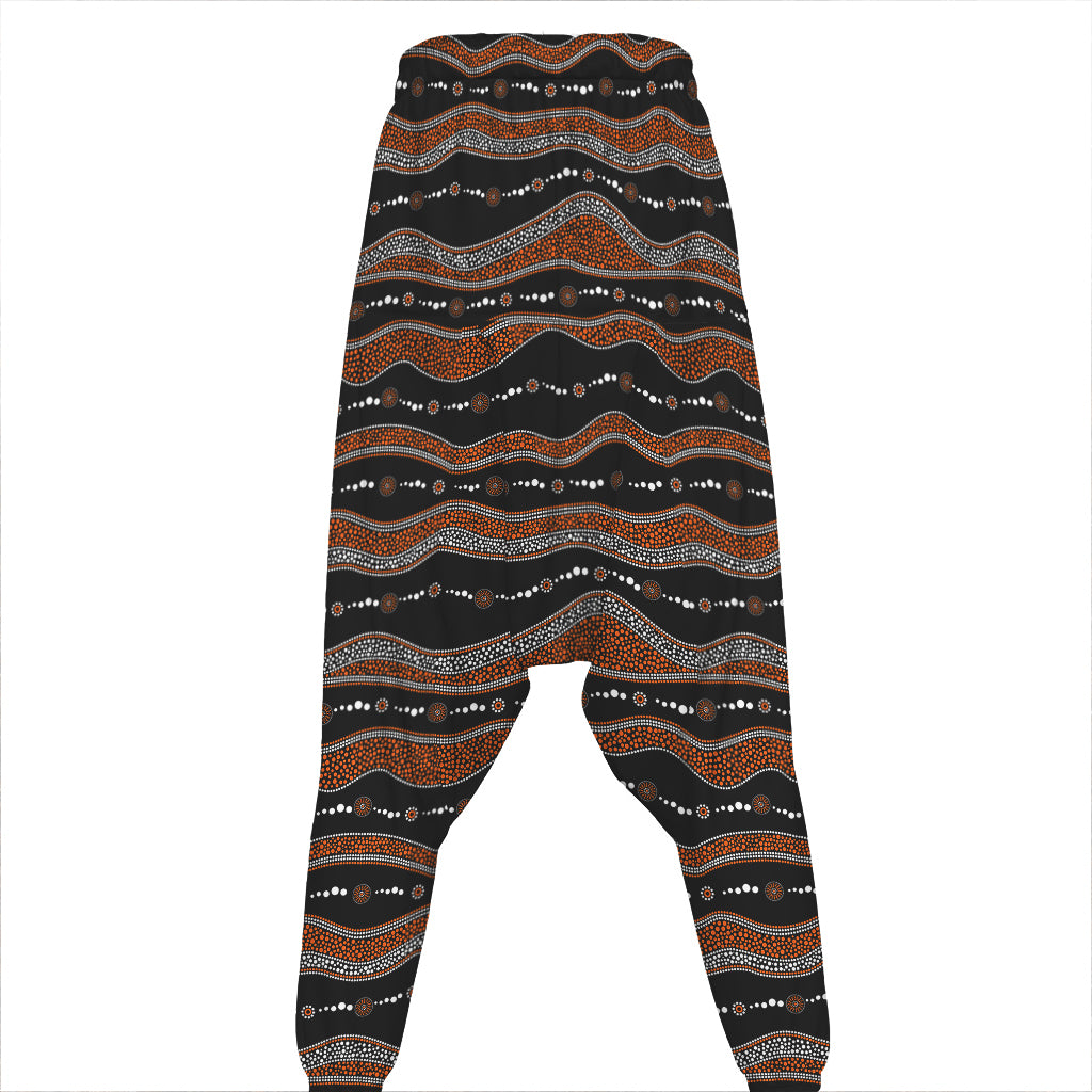 Australian Aboriginal Indigenous Print Hammer Pants