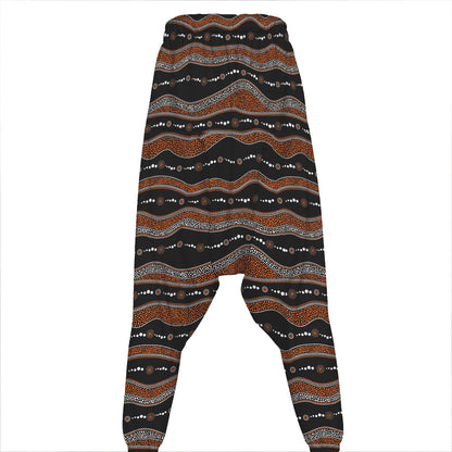 Australian Aboriginal Indigenous Print Hammer Pants