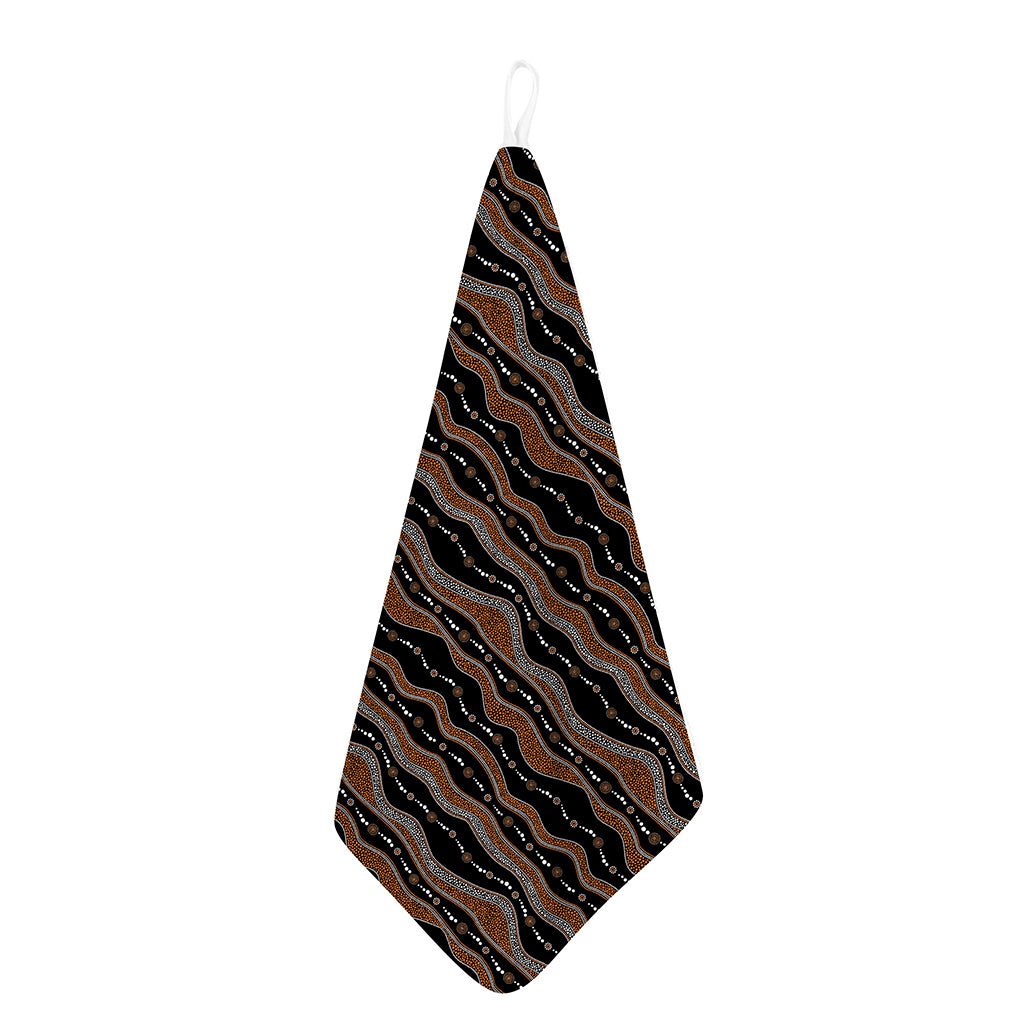 Australian Aboriginal Indigenous Print Hand Towel