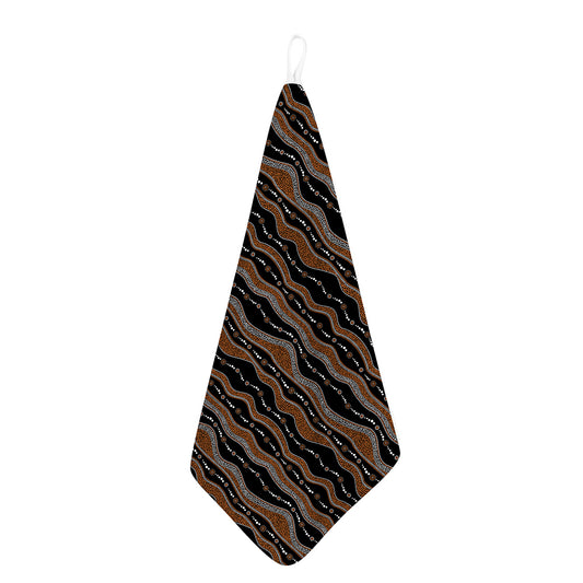 Australian Aboriginal Indigenous Print Hand Towel