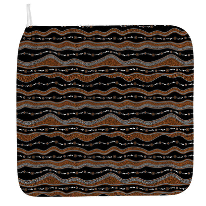 Australian Aboriginal Indigenous Print Hand Towel