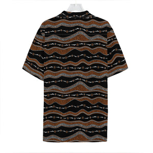 Australian Aboriginal Indigenous Print Hawaiian Shirt