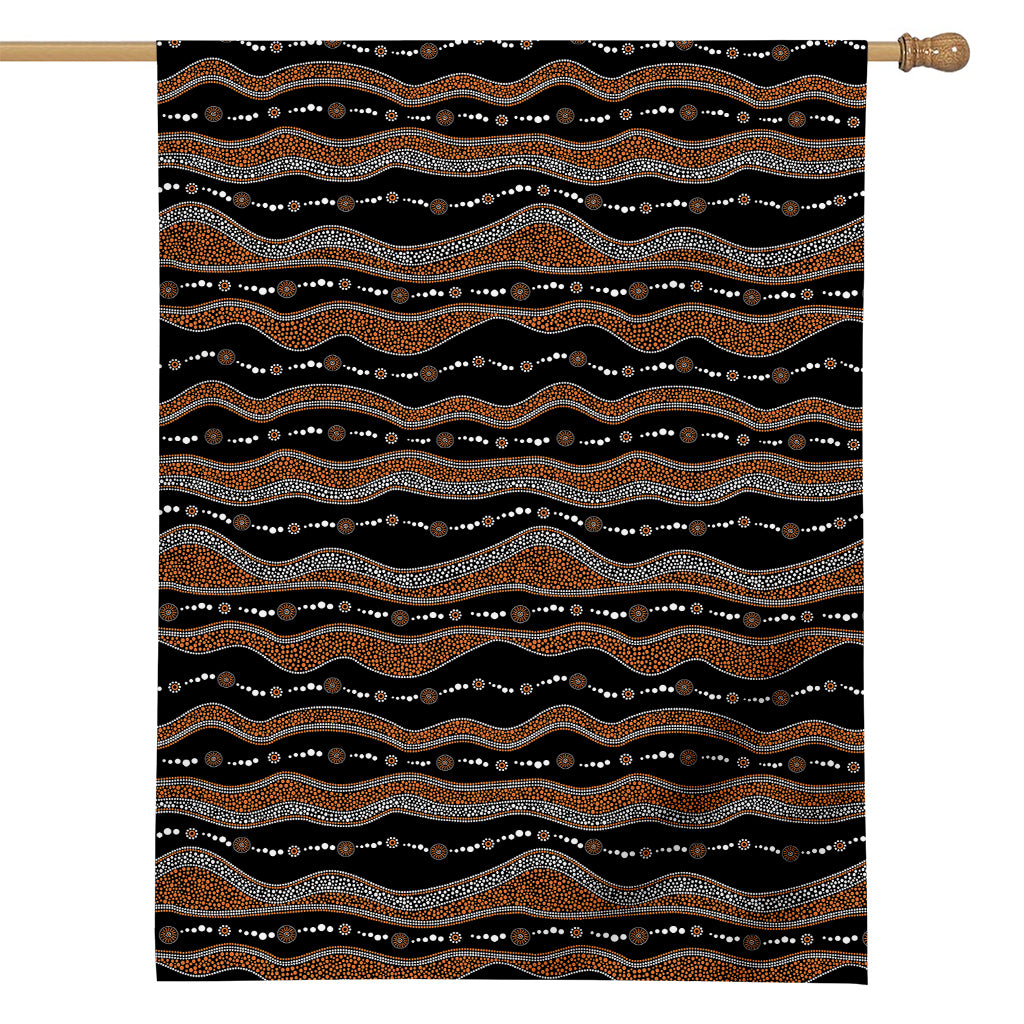 Australian Aboriginal Indigenous Print House Flag