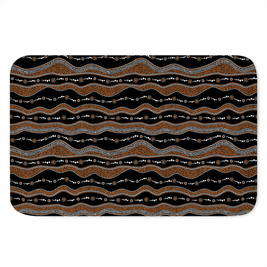 Australian Aboriginal Indigenous Print Indoor Door Mat
