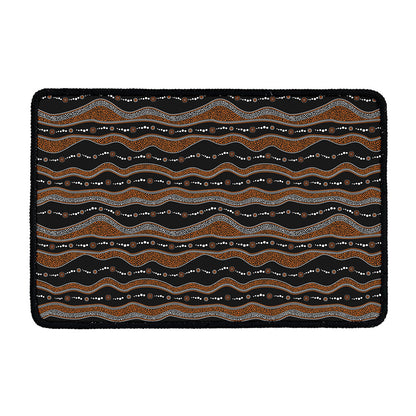 Australian Aboriginal Indigenous Print Kitchen Mat