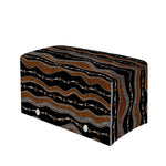 Australian Aboriginal Indigenous Print Leather Tissue Box Cover