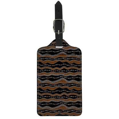 Australian Aboriginal Indigenous Print Luggage Tag