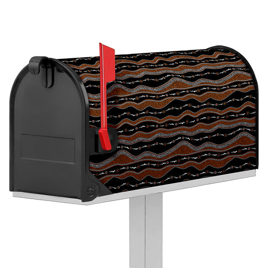 Australian Aboriginal Indigenous Print Mailbox Cover