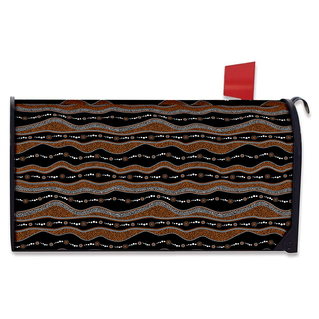 Australian Aboriginal Indigenous Print Mailbox Cover