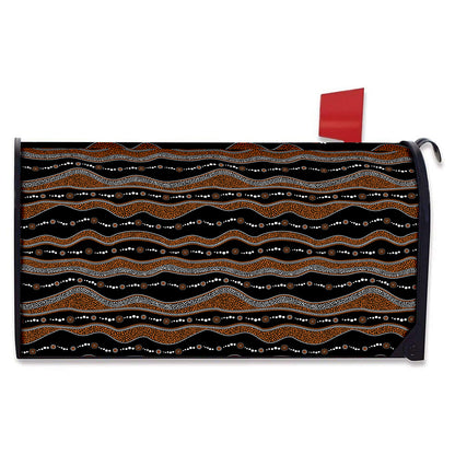 Australian Aboriginal Indigenous Print Mailbox Cover