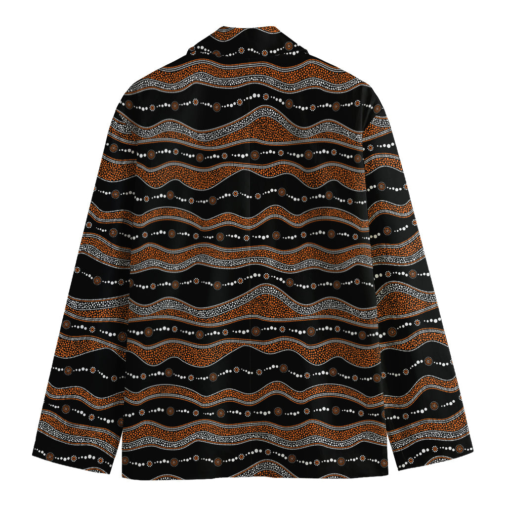Australian Aboriginal Indigenous Print Men's Blazer