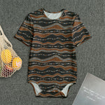 Australian Aboriginal Indigenous Print Men's Bodysuit