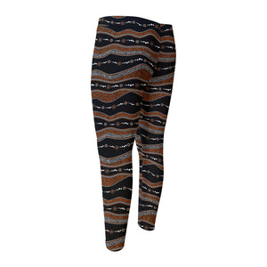 Australian Aboriginal Indigenous Print Men's Compression Pants