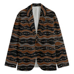 Australian Aboriginal Indigenous Print Men's Cotton Blazer