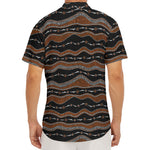 Australian Aboriginal Indigenous Print Men's Deep V-Neck Shirt