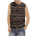Australian Aboriginal Indigenous Print Men's Fitness Tank Top