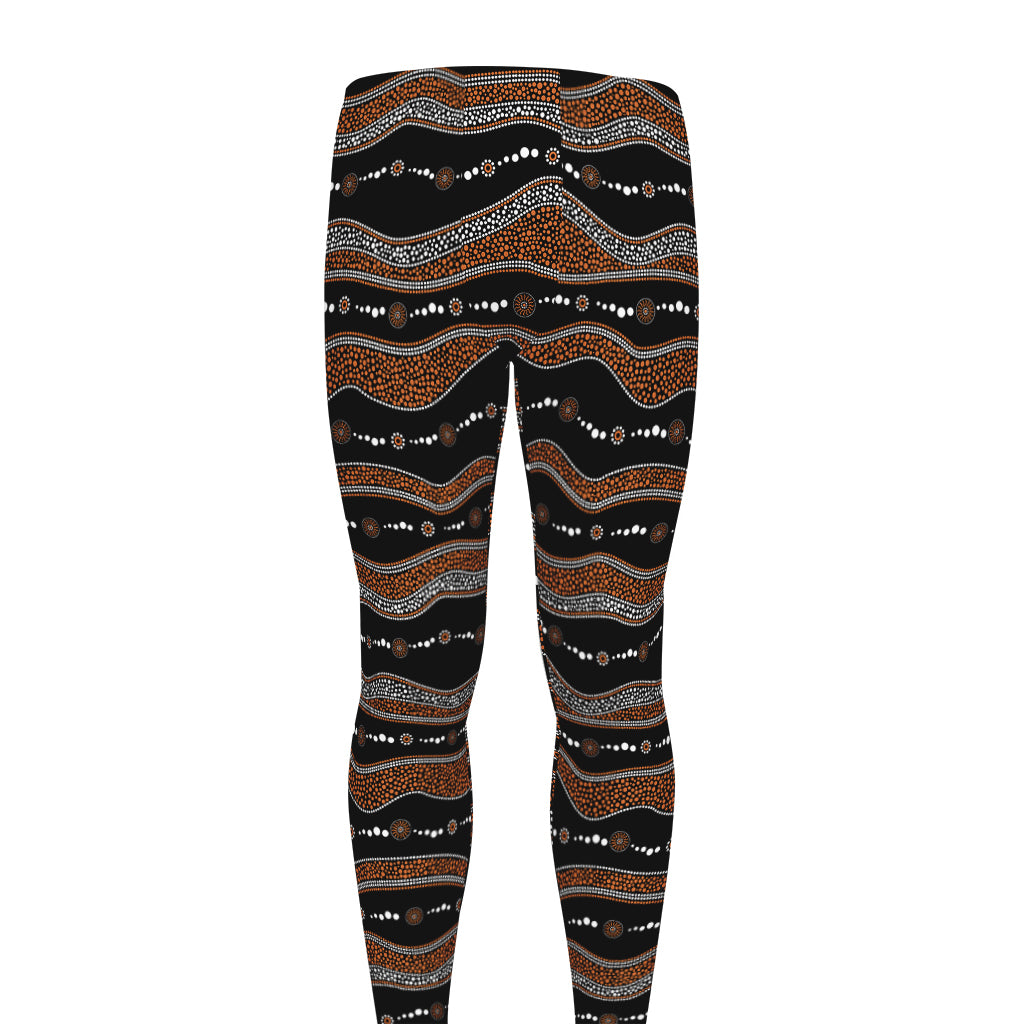 Australian Aboriginal Indigenous Print Men's leggings