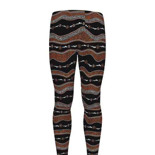Australian Aboriginal Indigenous Print Men's leggings