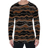 Australian Aboriginal Indigenous Print Men's Long Sleeve T-Shirt