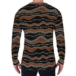 Australian Aboriginal Indigenous Print Men's Long Sleeve T-Shirt