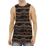 Australian Aboriginal Indigenous Print Men's Muscle Tank Top