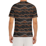 Australian Aboriginal Indigenous Print Men's Short Sleeve Rash Guard