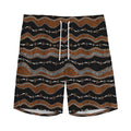Australian Aboriginal Indigenous Print Men's Athletic Shorts