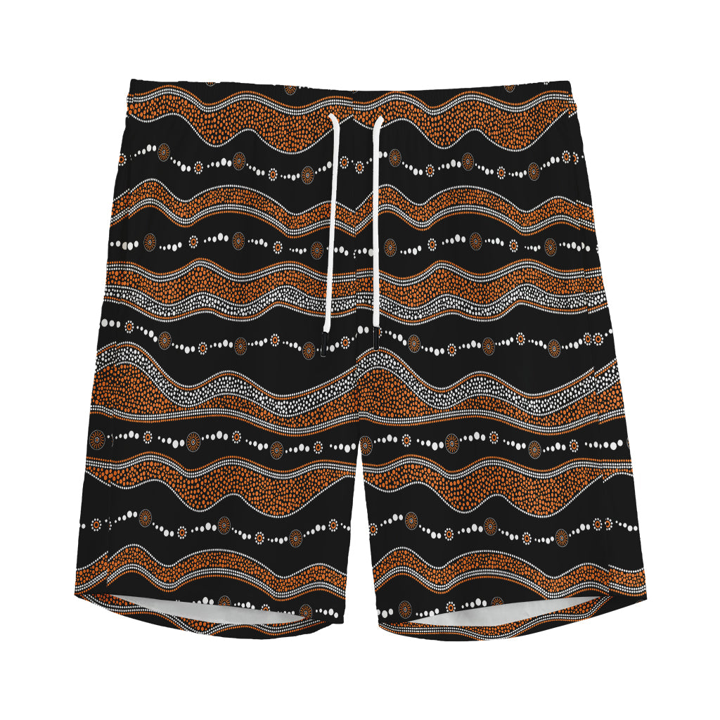 Australian Aboriginal Indigenous Print Men's Sports Shorts