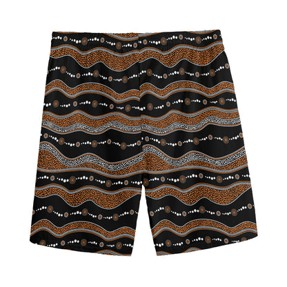 Australian Aboriginal Indigenous Print Men's Sports Shorts