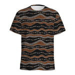 Australian Aboriginal Indigenous Print Men's Sports T-Shirt
