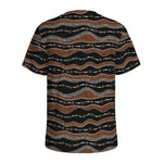 Australian Aboriginal Indigenous Print Men's Sports T-Shirt