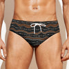 Australian Aboriginal Indigenous Print Men's Swim Briefs