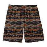 Australian Aboriginal Indigenous Print Men's Swim Trunks