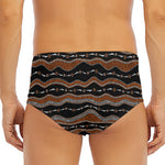 Australian Aboriginal Indigenous Print Men's Triangle Swim Briefs
