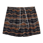 Australian Aboriginal Indigenous Print Mesh Shorts