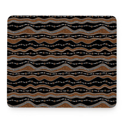 Australian Aboriginal Indigenous Print Mouse Pad