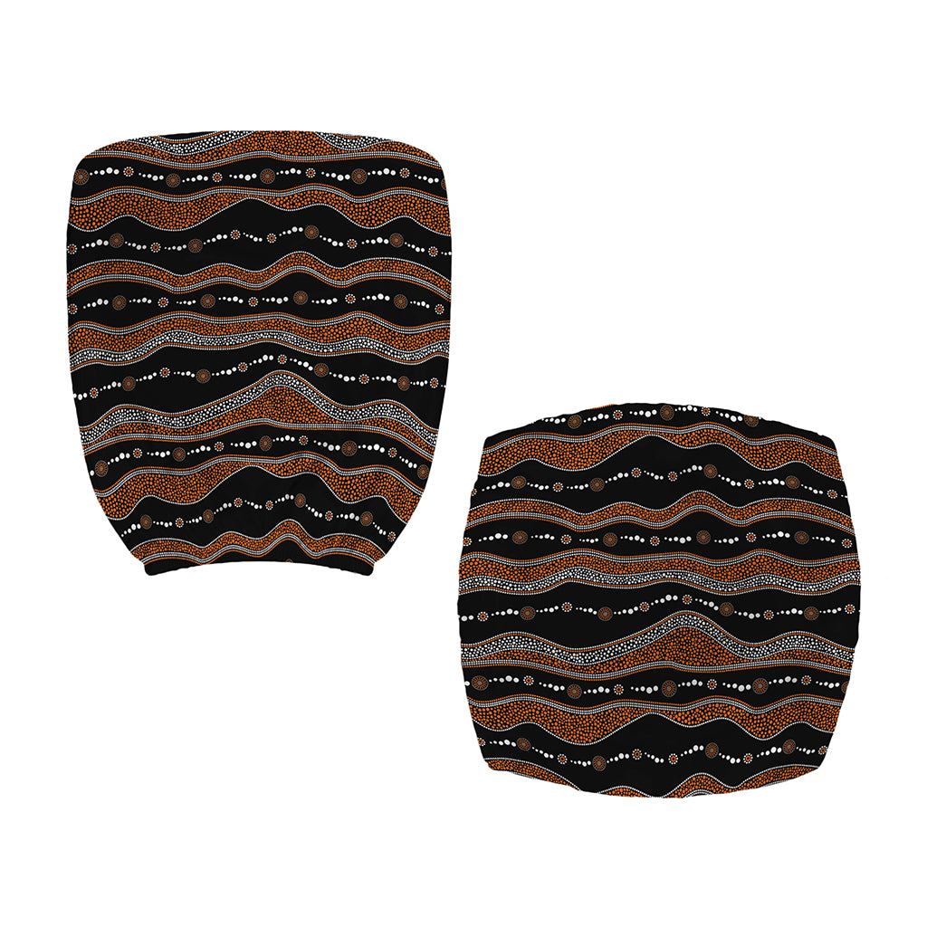 Australian Aboriginal Indigenous Print Office Chair Cover