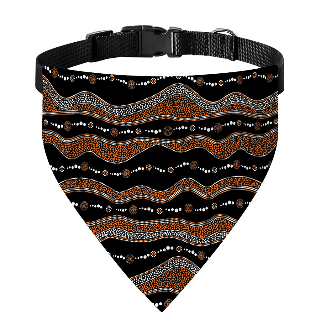 Australian Aboriginal Indigenous Print Over The Collar Dog Bandana