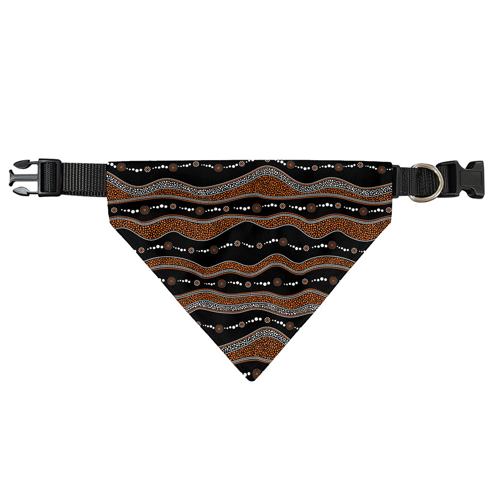 Australian Aboriginal Indigenous Print Over The Collar Dog Bandana
