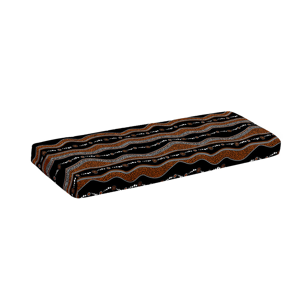 Australian Aboriginal Indigenous Print Piano Keyboard Cover