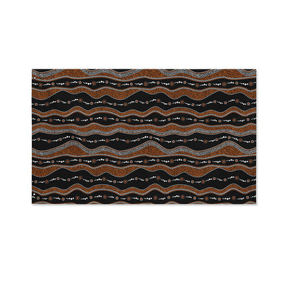 Australian Aboriginal Indigenous Print Polyester Flag