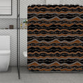 Australian Aboriginal Indigenous Print Polyester Shower Curtain