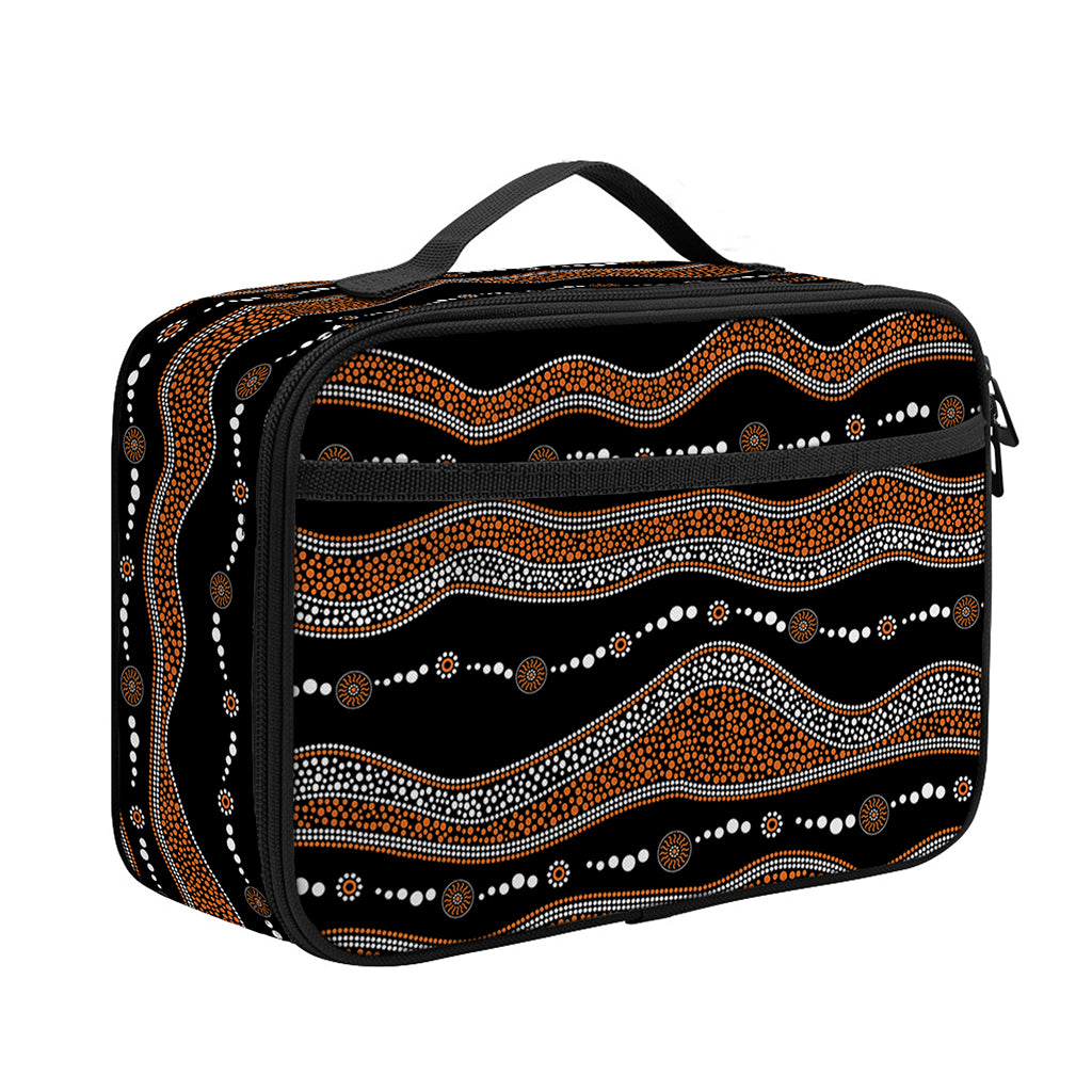 Australian Aboriginal Indigenous Print Portable Lunch Bag