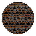 Australian Aboriginal Indigenous Print Round Blanket