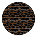 Australian Aboriginal Indigenous Print Round Floor Mat