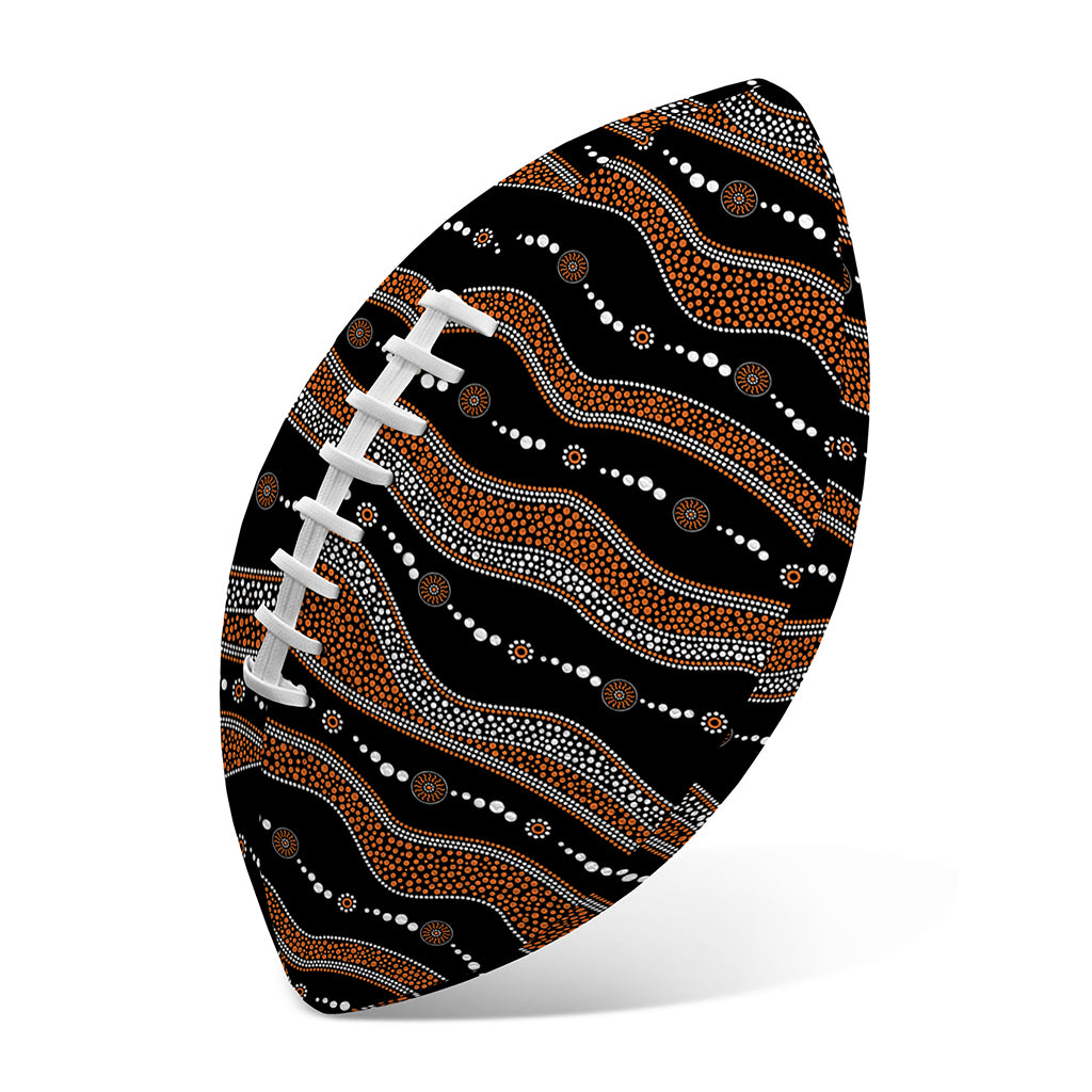 Australian Aboriginal Indigenous Print Rugby Ball