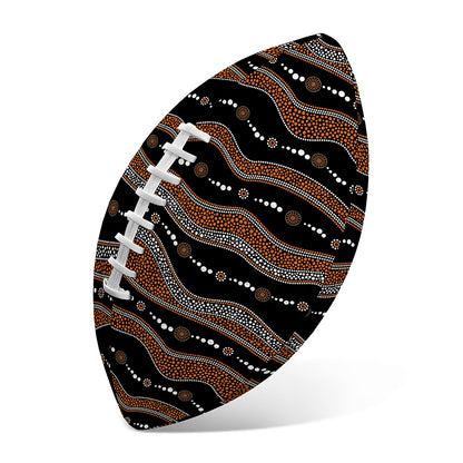 Australian Aboriginal Indigenous Print Rugby Ball